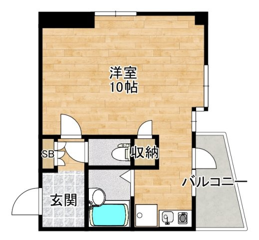 豊中市寺内２丁目の店舗事務所の間取り