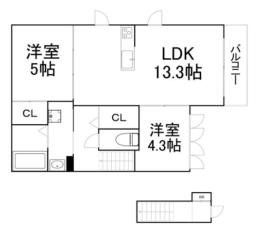 【間取り】 | フェリーチェガレット