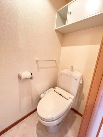 エレガンシアＢのトイレ|落ち着いたトイレです