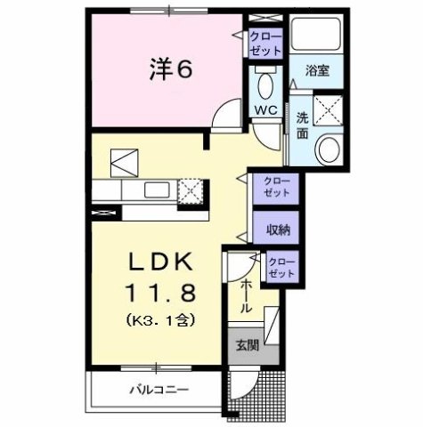 【間取り】 | グランデ　ストラーダＣ