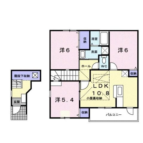 【間取り】 | アルコ・イーリスＡ
