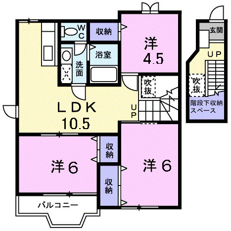 【間取り】 | カルテットＤ