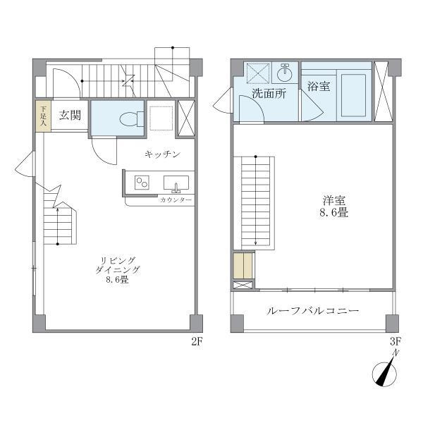ファイブハイツの間取り