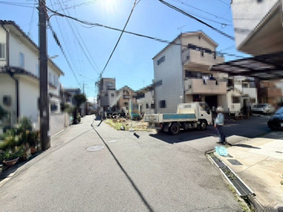 【前面道路含む現地写真】 | 南野田　新築戸建 | 【住宅ローン相談】住宅ローンにご不安、ご心配のある方でもイエストアでは豊富な知識でサポート致します♪