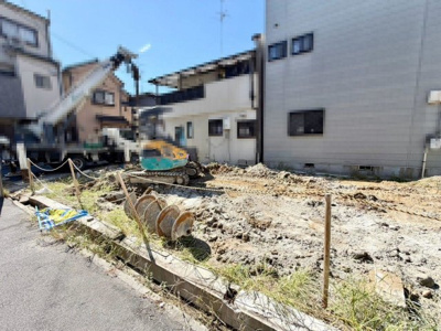 【外観】 | 南野田　新築戸建 | ＬＤＫ約１６帖♪ゆとりあるリビングに家族の時間も増えますね！物入もあるので、家族の思い出も大切にしまっておけますね！