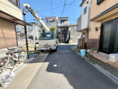 【外観】 | 南野田　新築戸建 | 【浴室乾燥機付きです】一坪以上の浴室でのびのび一日の疲れを癒して下さいね！