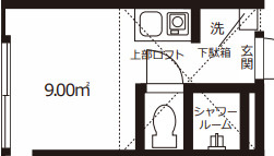 ディアマンテ中野の間取り