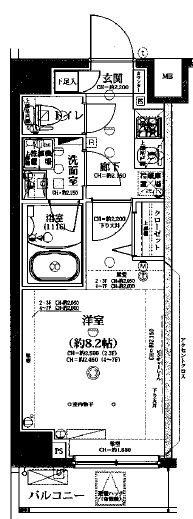 ディアレイシャス押上ＳＫＹＴＯＷＮの間取り