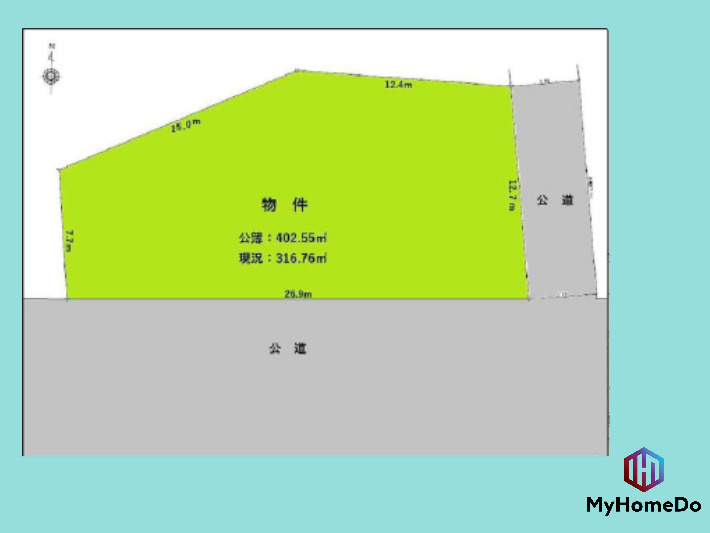 守山区森孝2丁目の土地図