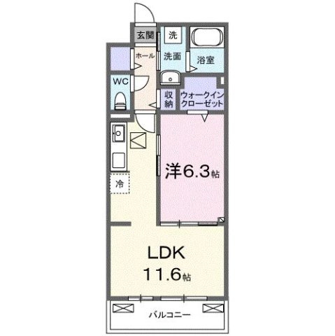 オークレアⅠの間取り