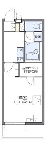 レオパレスエミールプラザの間取り|代表的な間取のため実際の間取とは異なる場合があります