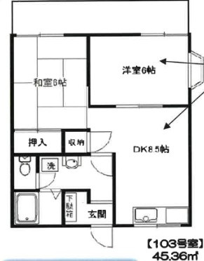 メゾン石原の間取り
