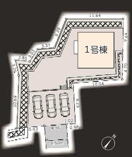 【区画図】 | 伊勢原市東大竹　限定１棟　新築住宅