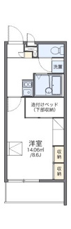 【間取り】 | レオパレスソレーユ　Ⅱ