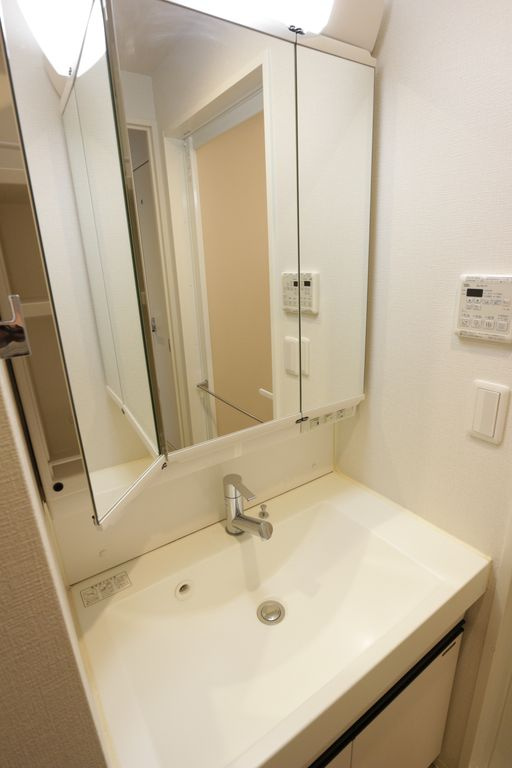 南池袋Ｒｅｓｉｄｅｎｃｅの洗面所|広い洗面スペース