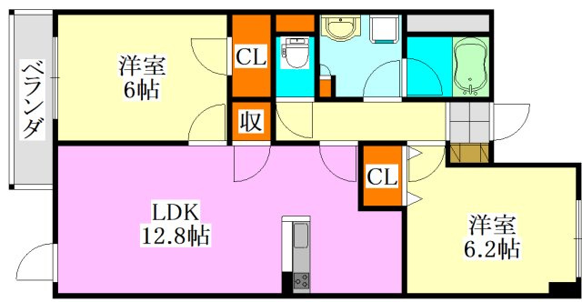 【間取り】 | ベルヴュコート津田沼