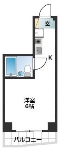 スカイコート品川第６の間取り