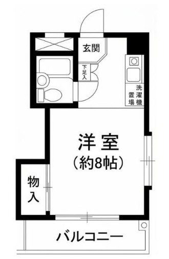 ホームリー白金の間取り|間取りです。