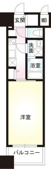 アヴァンティーク銀座２丁目の間取り|間取りです。
