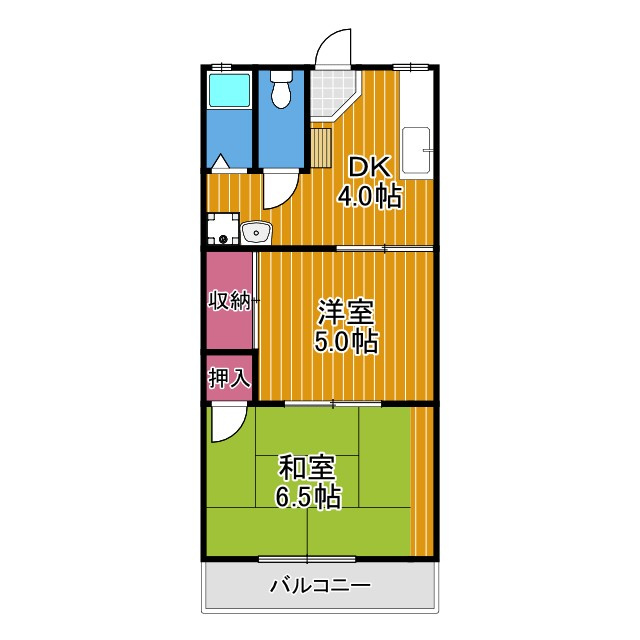カーサ喜多の間取り