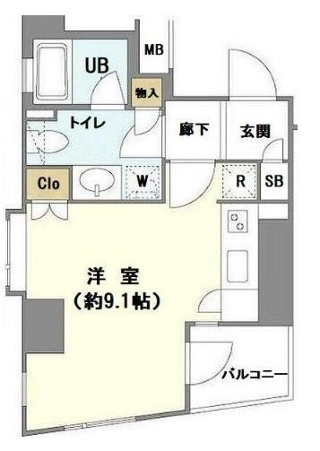エスコートノヴェル南麻布の間取り|間取りです。
