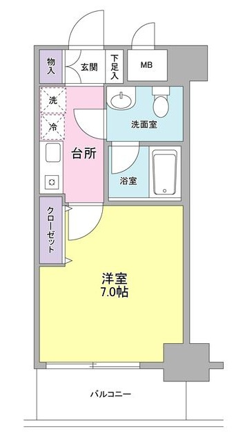 セレーノ品川の間取り|間取りです。