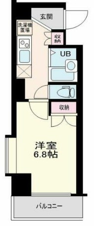 エスコート芝浦の間取り|間取りです。