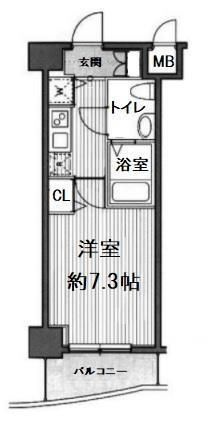 グランド・ガーラ西麻布の間取り|間取りです。