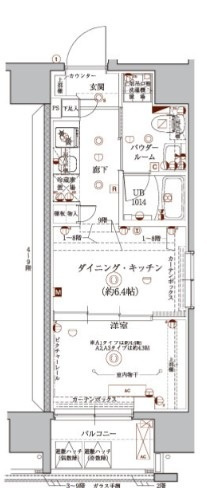 ベルシード綾瀬ドゥーエ＃Rの間取り|間取りです。