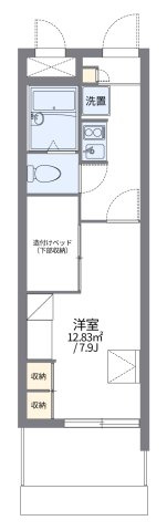 レオパレス国泰寺の間取り
