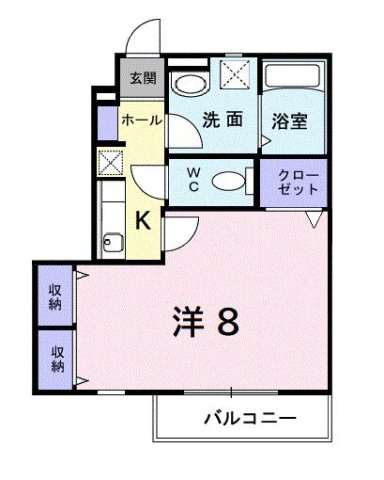 メロデイ－アの間取り