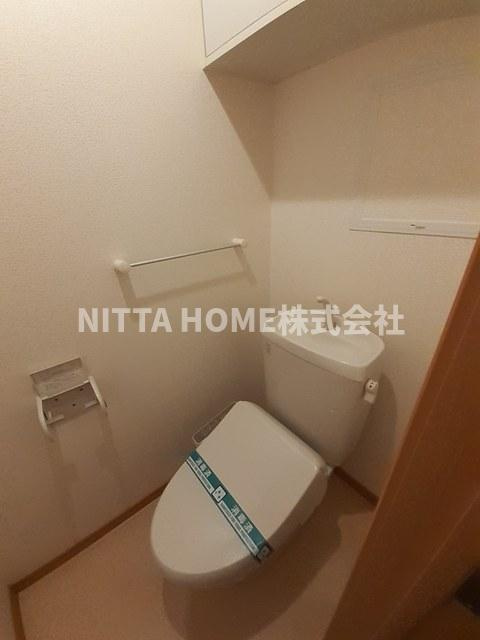 ボヌールＣのトイレ|温水洗浄便座のトイレです＊
