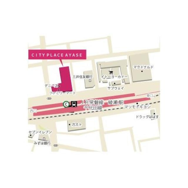 ＣＩＴＹ　ＰＬＡＣＥ　ＡＹＡＳＥの地図