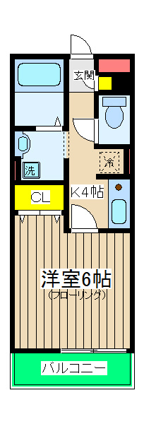 プリムヴェールＪの間取り|プリムヴェールＪ　間取り