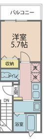 エアカーサ梅島の間取り