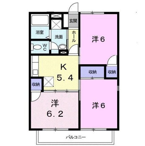 ビレッジストーンⅠの間取り