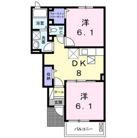 メゾンドペシェの間取り
