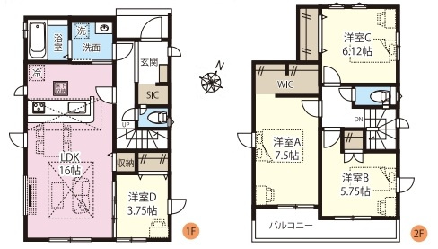 さいたま市東宮下　16期　新築一戸建て　グラファーレ　02