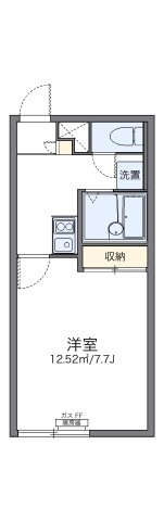 レオパレスエスポワールハイムの間取り