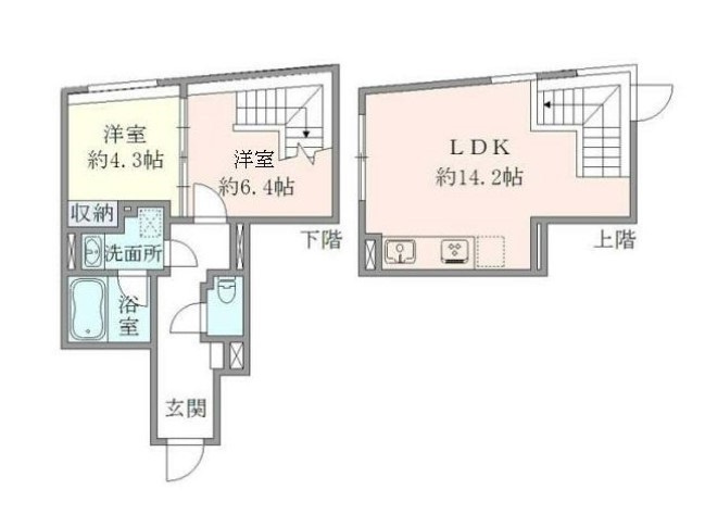HTピア赤坂の間取り