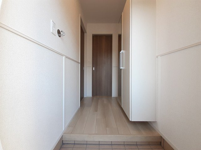 サンライズさくらまちＣの玄関