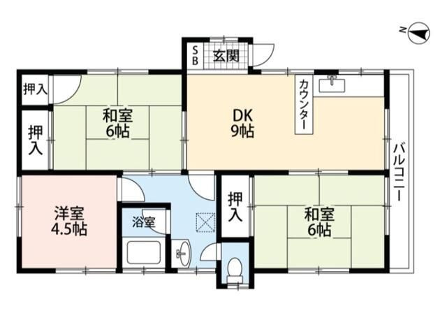 コーポ双葉の間取り