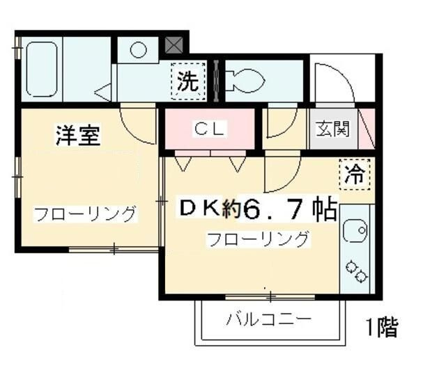 ヴィーブル代沢の間取り|間取りです。