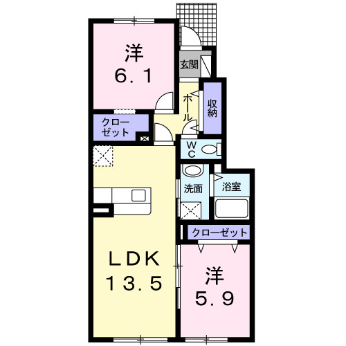 ひまわりの間取り