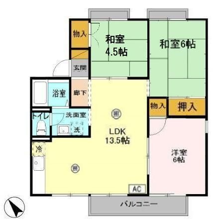 【間取り】 | ビューラー　Ⅱ