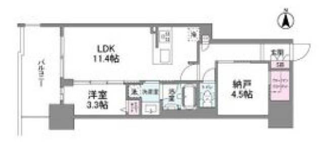 【間取り】 | シーズンフラッツ南森町PREMIER