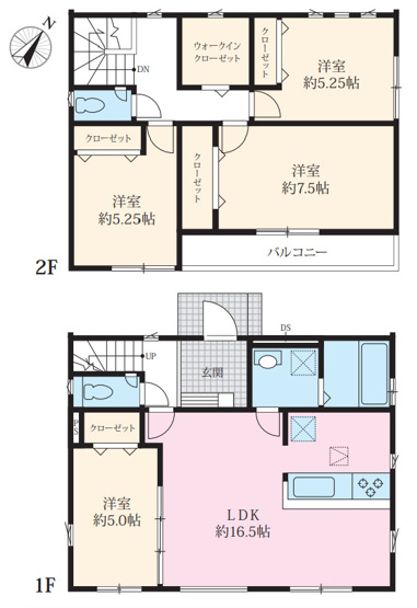 【間取り】 | 平塚市公所　全１４棟　新築住宅