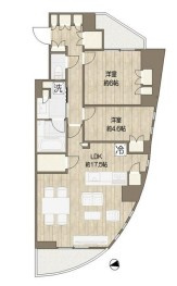 プラウド渋谷東の間取り