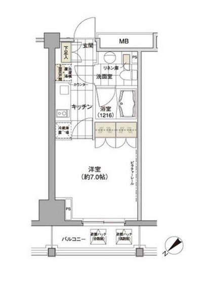 【間取り】 | パークハビオ渋谷