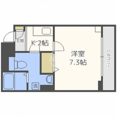 レジデア西本町の間取り|レジデア西本町　開放感ある間取り